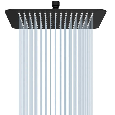 Rain Fixed Shower Head 2.5 GPM GPM