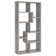 Tello 8-shelf Geometric Bookcase