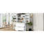 Armoire de style moderne avec rangement et tablettes pour la chambre à coucher, le couloir, le vestibule - bureau blanc et tiroirs, salon
