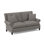Library Boucle and Velvet Sofa