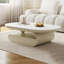 Table basse beige en bois manufacturé et ovale-1059238126-1059238121