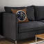  Coussin décoratif noir 14 "Great Dane in the Moonlight