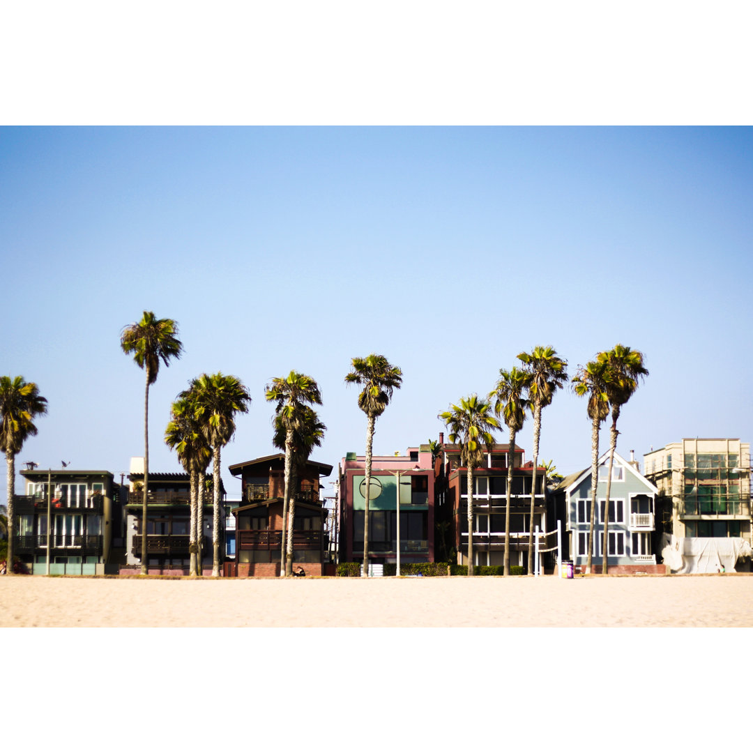 Venice Beach von Geerte Verduijn - Leinwandfoto im Wickel