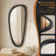 Miroir mural décoratif asymétrique, cadre en bois massif - Miroir Boho moderne pour vestibule ou meuble-lavabo-2137489996-2135194688