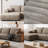 Boneless 107" Cloud L-Shape Sectional Sofa Plush Corduroy Fabric Modular Couch with Left Chaise, Deep Seat Upholstered Couches for Living Room, No Assembly Required-1430069510