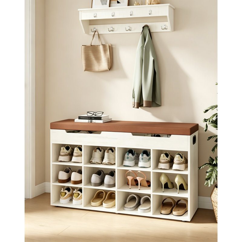 12 Pair Shoe Storage Bench
