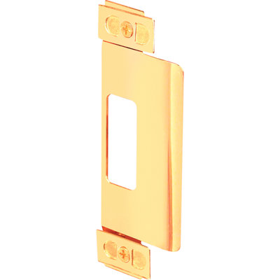 Gâche de porte réglable en laiton plaqué laiton Prime-Line (lot de 1)