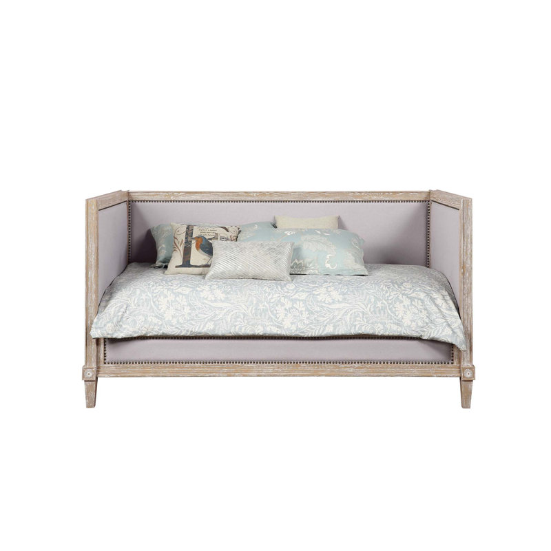 Stylish Corduroy Daybed with Pull-Out Trundle for Extra Twin Sleeping Space and Modern Living.