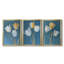 FLORAL Series CXLV - Toile tendue avec châssis sur mesure - 3 pièces-202950154-202950158