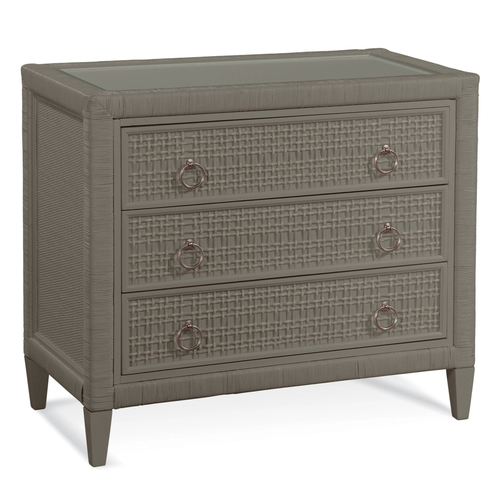 Monterey 36" Dresser, Stone Hearth, Yes, Satin Nickel
