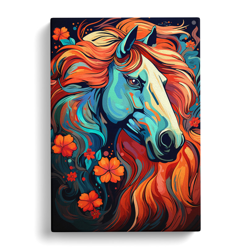 Horse Line No.2 - Print, 50cm H x 35cm W x 3cm D