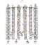 Roye 1 - Light Chrome Crystal Pendant