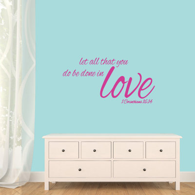 Text & Numbers Non-Wall Damaging Wall Decal