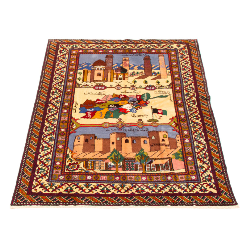 Tapis crème Teimani 4 pi 2 po x 6 pi 3 po