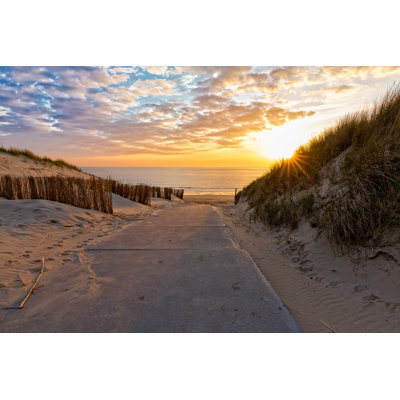 Beach Access by Ericvandereijk - Wrapped Canvas Print