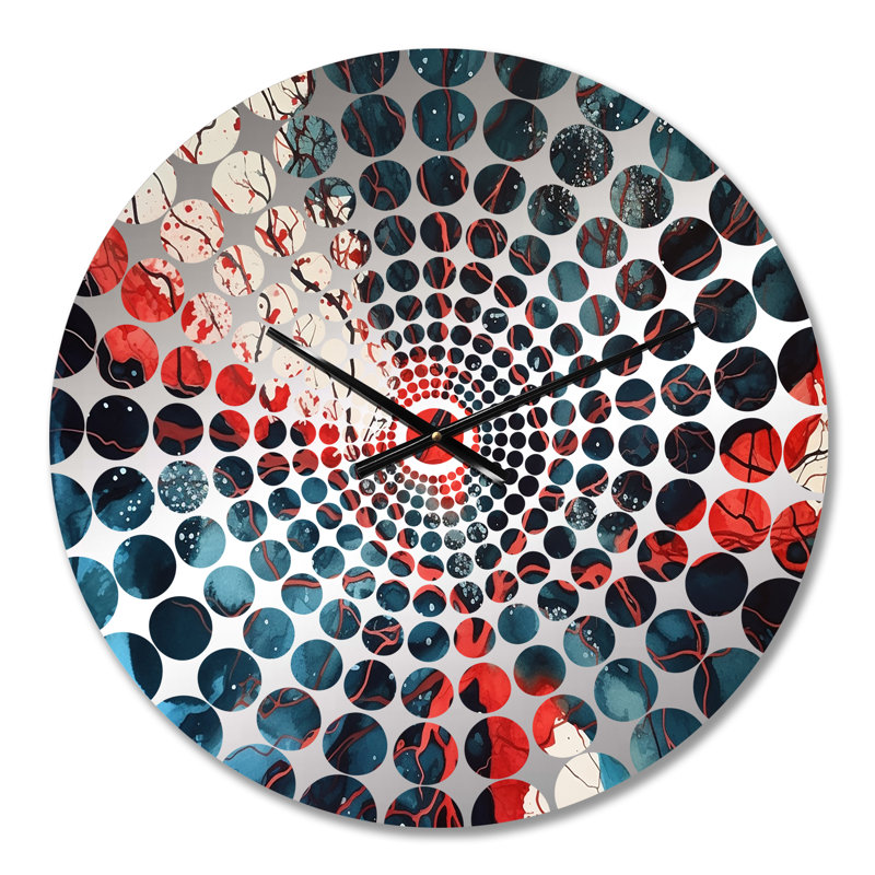 Kettie - Horloge murale géométrique abstraite, Petit