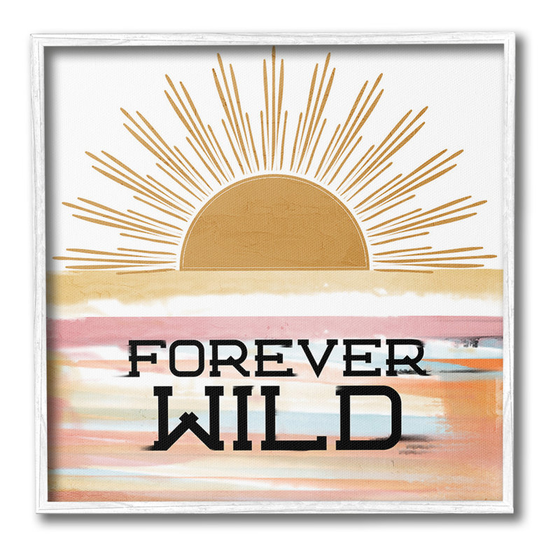 «Forever Wild Sun Rays», estampe numérique par Kim Allen, H 17 po x l 17 po, Giclée encadrée blanc bord de mer