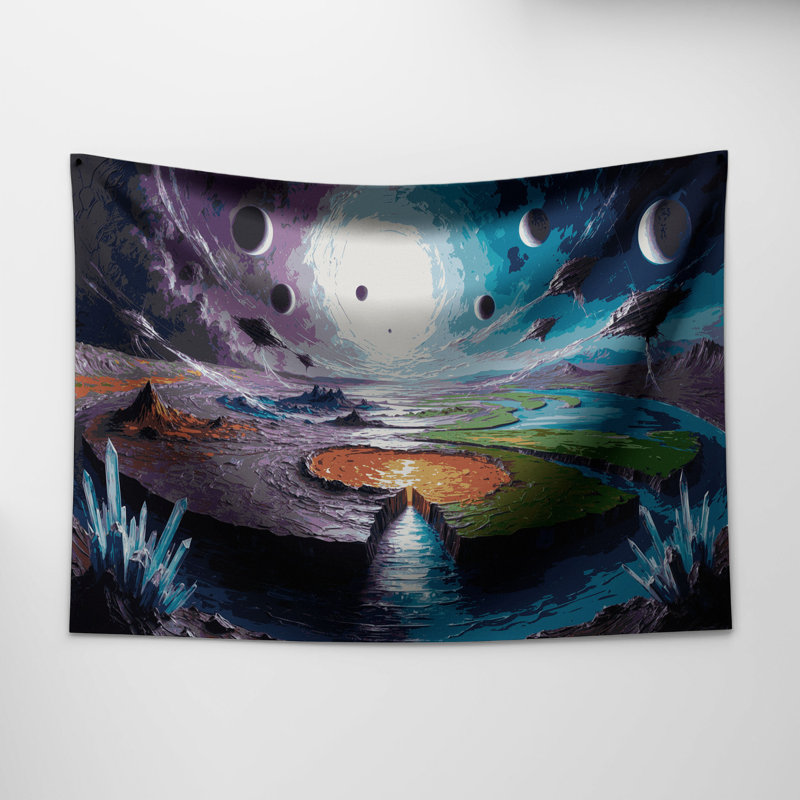 Tapisserie murale «Sci Fi Terraforming», 51 po x 60 po