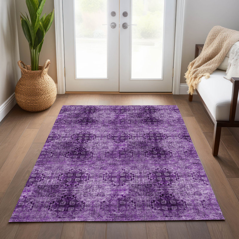 Tapis intérieur / extérieur Kazakoff avec envers antidérapant, Rectangle 5 pi x 7 pi 6 po