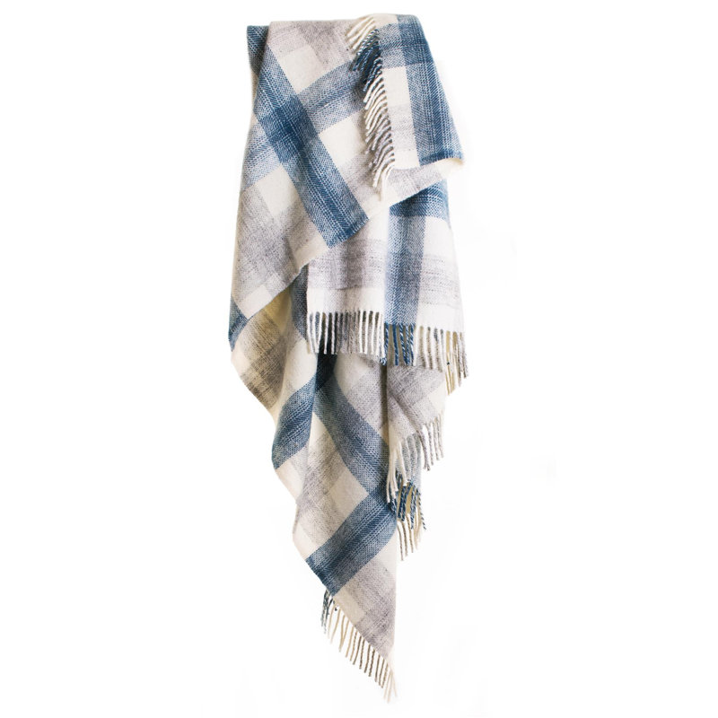 Rosamonde Throw Blanket, Ink Blue