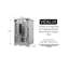 Vidalux 2 Person Hybrid Sauna With Traditional & Full Spectrum Infrared Complete Heat