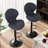 19.29" Bar Stools Set of 2 Modern Swivel Bar Chairs, Barstools Counter Height with High Backrest, Easy 3-5 Minute Assembly for Bar, Kitchen, Dining Room-1899866518-1899866516