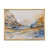 Toile à cadre flottant doré