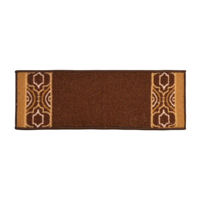 Tapis d'escalier antidérapants lavables à la machine, taille 8,5 po x 26 po