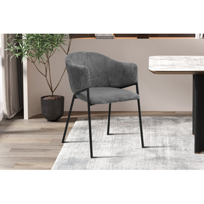 Phuket 47.5cm H Upholstered Metal Side Chair