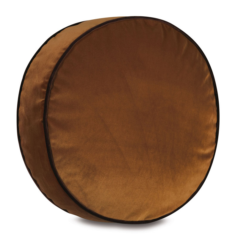 Studio 773 Lifestyle Velvet Circular Pillow Cover & Insert, Gold
