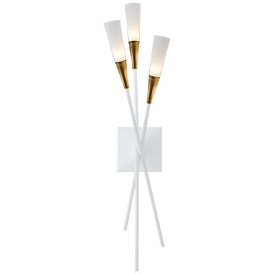 Chapman & Myers Stellar Triple Tail Sconce