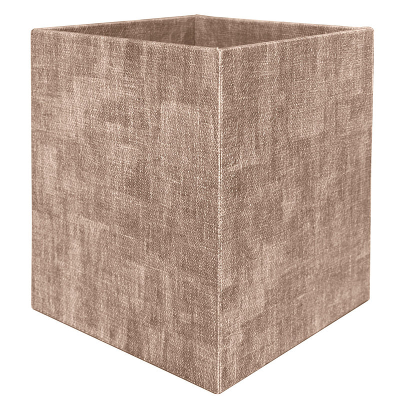 Luster Waste Bin, Dark Brown
