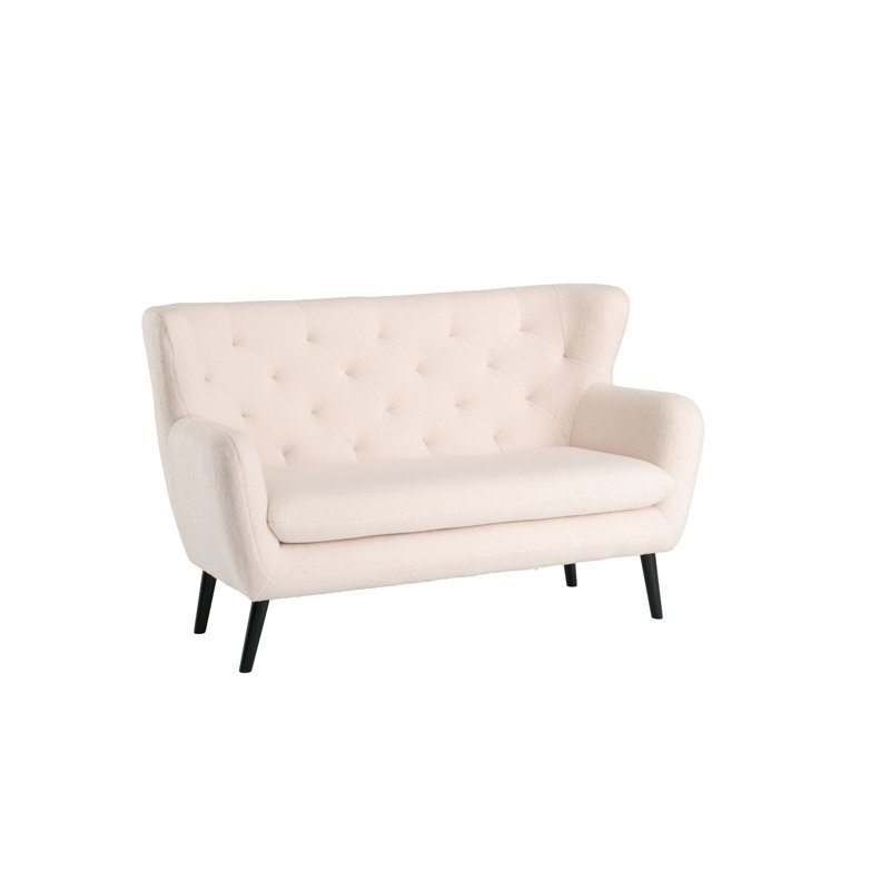 Rosetti 2 Seater Sofa, White, Polyester Blend