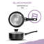 Blackmoor 20cm Black Saucepan with Lid-129533488