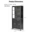 Vitrine de 76,75 po de hauteur-80951852