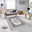 Tapis tissé élégant, 31,5 po x 47,2 po | 100% polyester, hauteur des poils: 0,04 po, hauteur totale: 0,31 po | Antibactérien, feutre en PVC antidérapant | Lavable à la machine, parfait pour le salon et la chambre à coucher-945934165