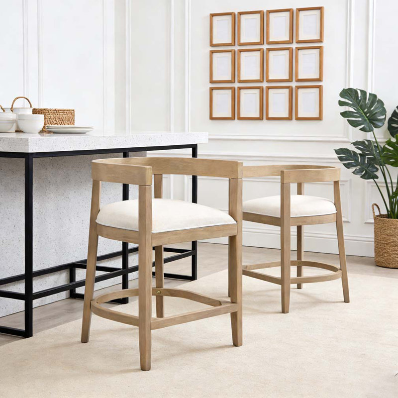 Rubberwood Counter Stool