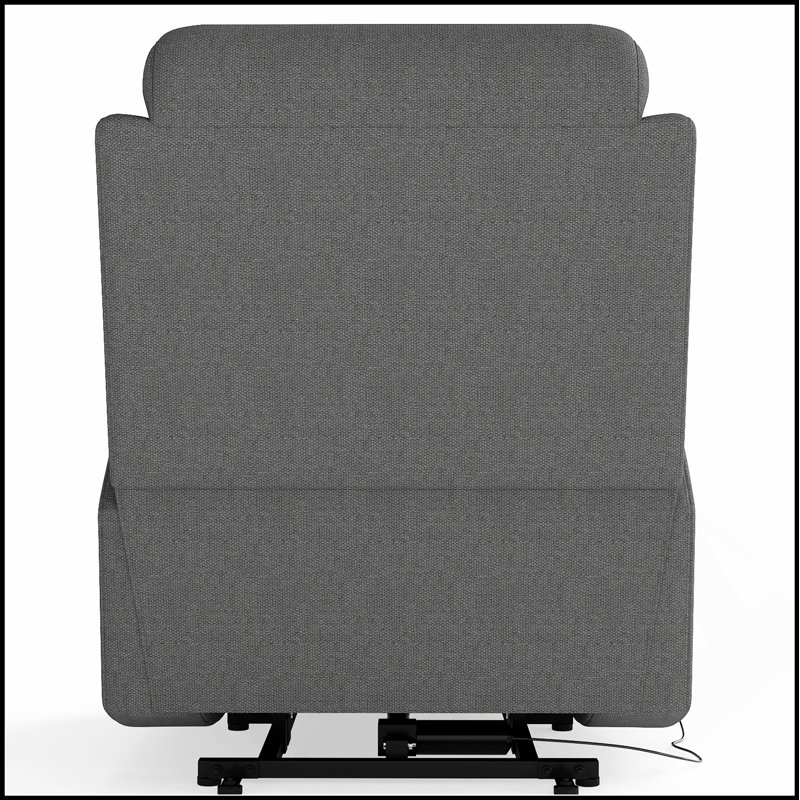 Power Lift Recliner For Elderly, Adjustable With Remote Control And Side Pocket, Ideal For Small Spaces And Enhanced Mobility