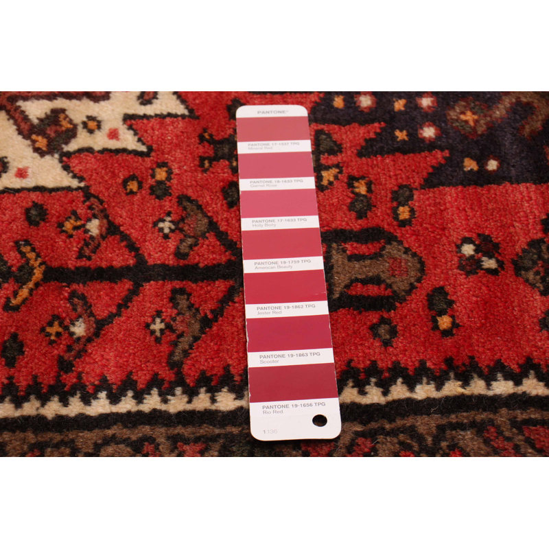 Tapis unique en laine style années 1990 3 pi 2 po x 4 pi 11 po Yeired