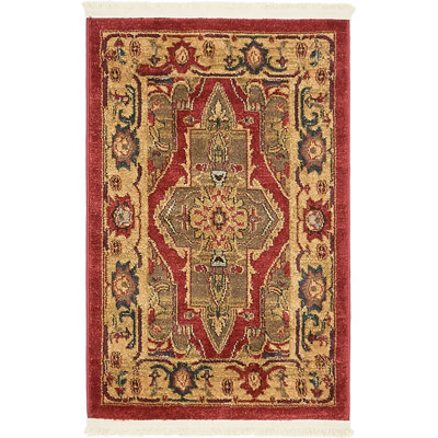 Tapis rouge de style oriental Eesi