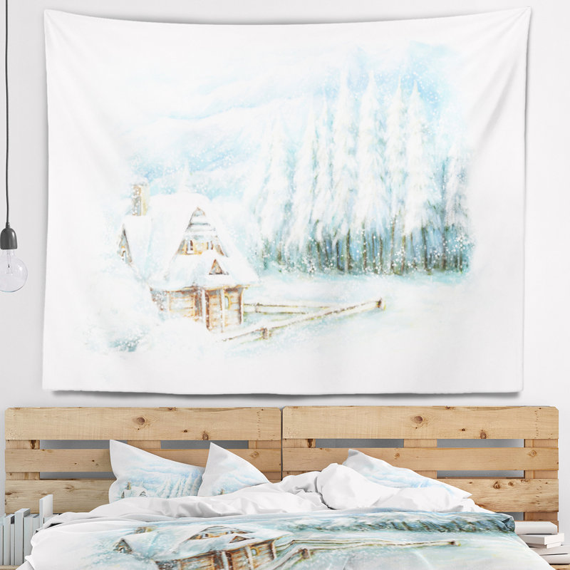 Tapisserie «Christmas Winter Happy», H 32 po x l 39 po