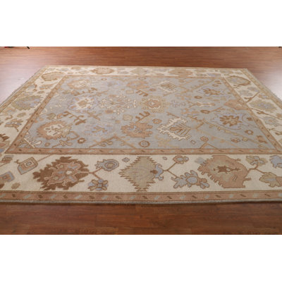 Handmade Grey Oushak Indian Area Rug 9x12