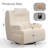 Oversize 360° Swivel Chair,Upholstered Accent Chair for Cozy Living Room or Bedroom Seating（Set of 2