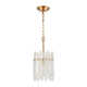 Wiley Single Light Metal Dimmable Drum Chandelier