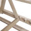 Chaise longue de jardin Deck Pool, 2 pièces, gris Bois, réglable. Structure en bois pour pelouse