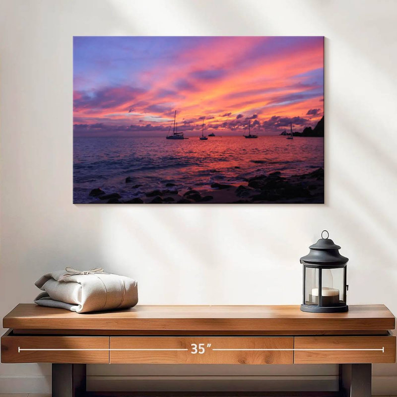 Nicci St. Barts Seascape, H 16 po x l 24 po