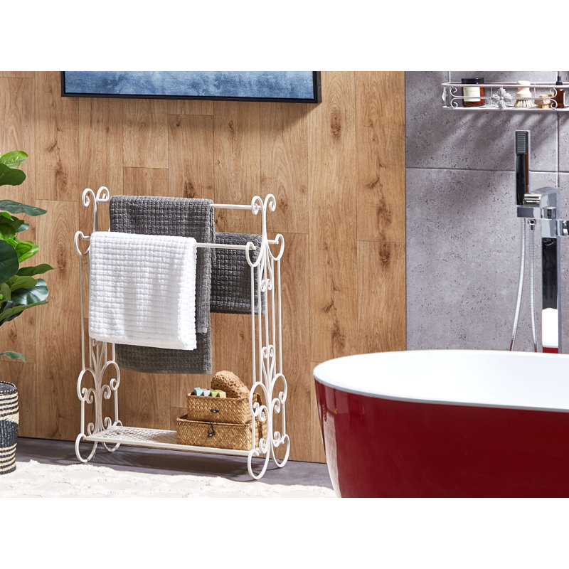 Santana 60 cm L Freestanding Towel Stand, White