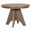 Table de salle à manger extensible rétro pour table de cuisine rustique de style rustique pour 4-6, 42 à 58 pouces avec finition patinée et pieds croisés robustes-130190103