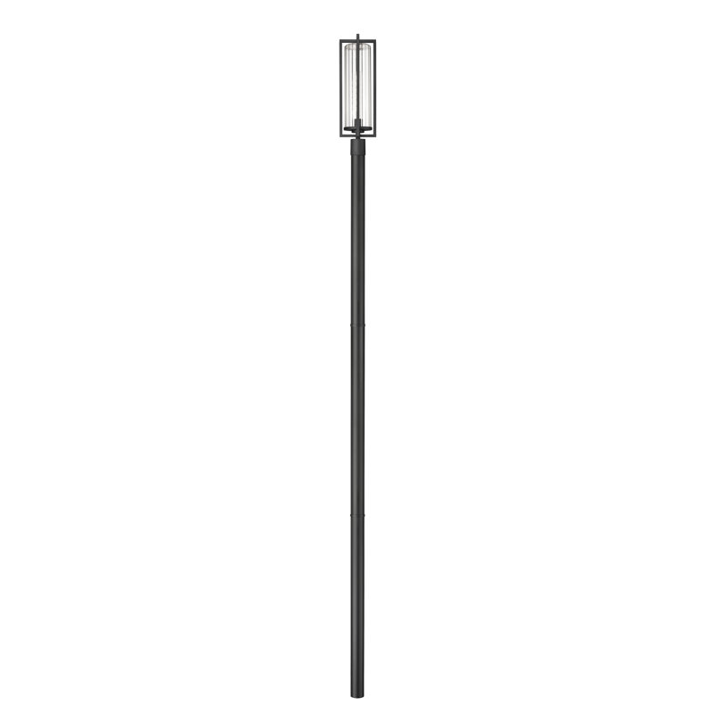 Luminaire d'extérieur 1 lumière noir Stockton, H 143,75 po x l 8 po x P 8 po