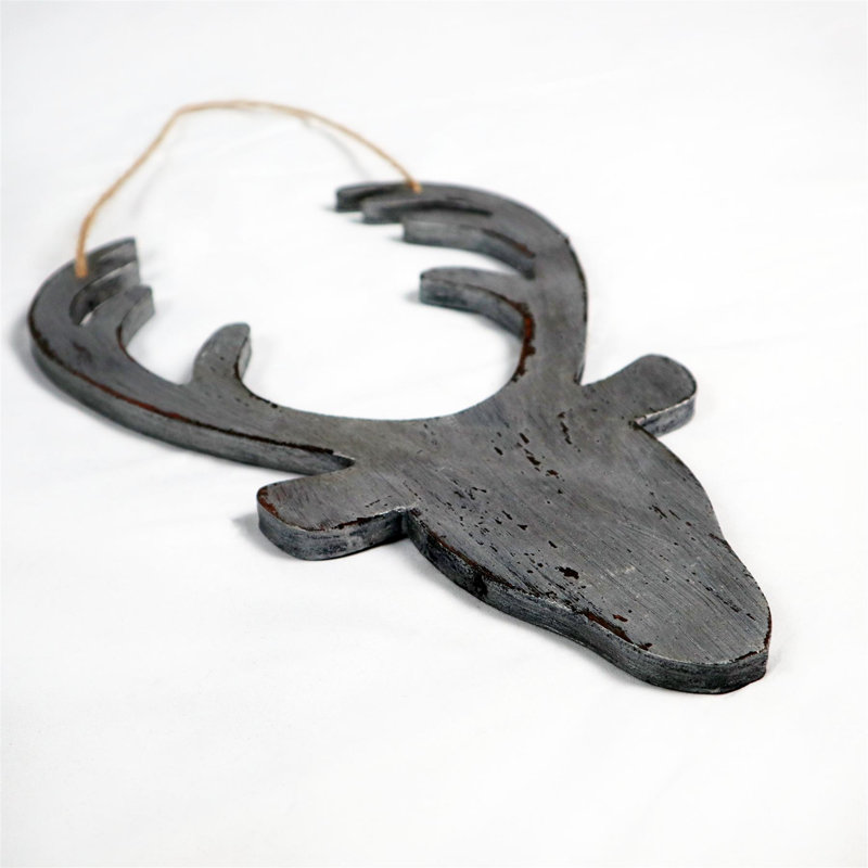 PVC No Holiday Shaped Ornament, Silver, 21 cm x 5.8cm x 6cm